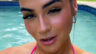 Cam Cordova nude show tits so sexy at the pool ! Hot Video from Onlyfans Leaked